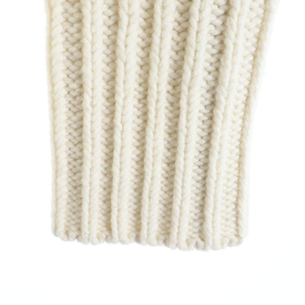 THOM BROWNE(トムブラウン) 4Bar Cable Knit Sweater 4バー ケーブルニット セーター アイボリー FKA399A-Y1036-100 レディース