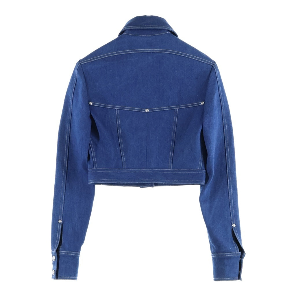 BALMAIN(バルマン) ショート丈 デニムジャケット レディース インディゴ