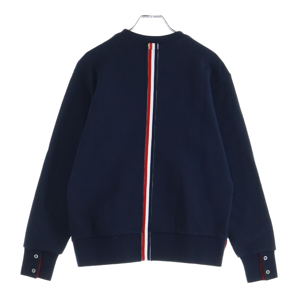 THOM BROWNE(トムブラウン) クラシックバックストライプ ループバック クルーネック スウェットトレーナー ネイビー FJT070A-03377-415 レディース