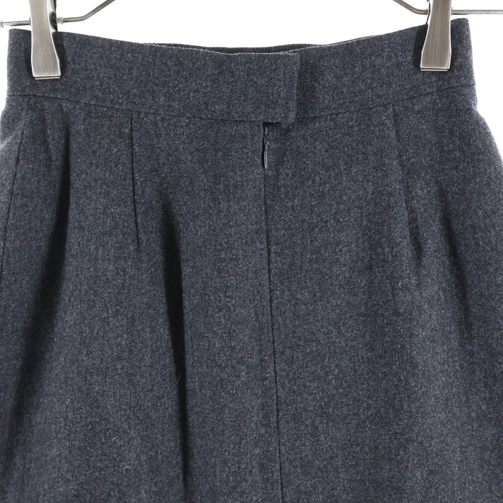 CHANEL BOUTIQUE(シャネルブティック) ココマークボタン ウール スクエアスカート レディース チャコールグレー P03491