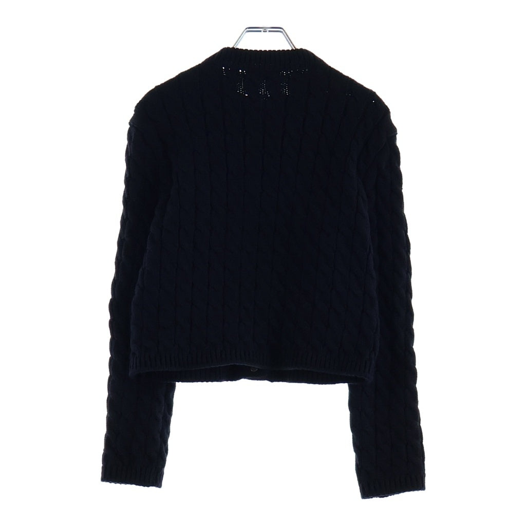 MONCLER(モンクレール) 25AW コットンブレンド ニット カーディガン ブラック レディース K20939B00004