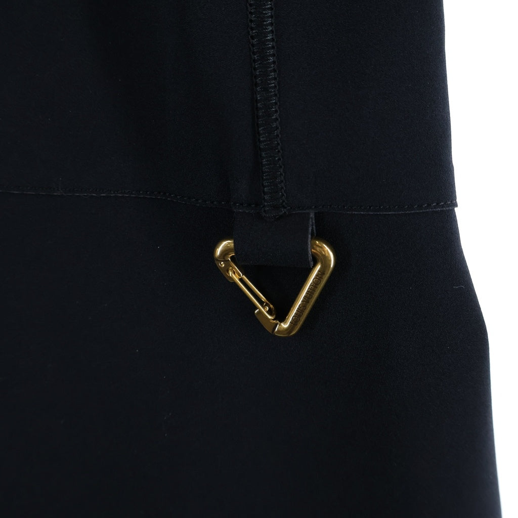 LOUIS VUITTON(ルイヴィトン) 23AW テクニカルジャージーピーターパンカラードレス レディース ブラック RW232W G72 FPDR15