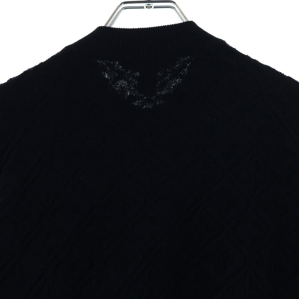 LOUIS VUITTON(ルイヴィトン) 25AW モノグラム総柄デザイン パデッドウール ブレンド ボンバー ジャケット ブラック RW252WW VQN FTKC22 レディース