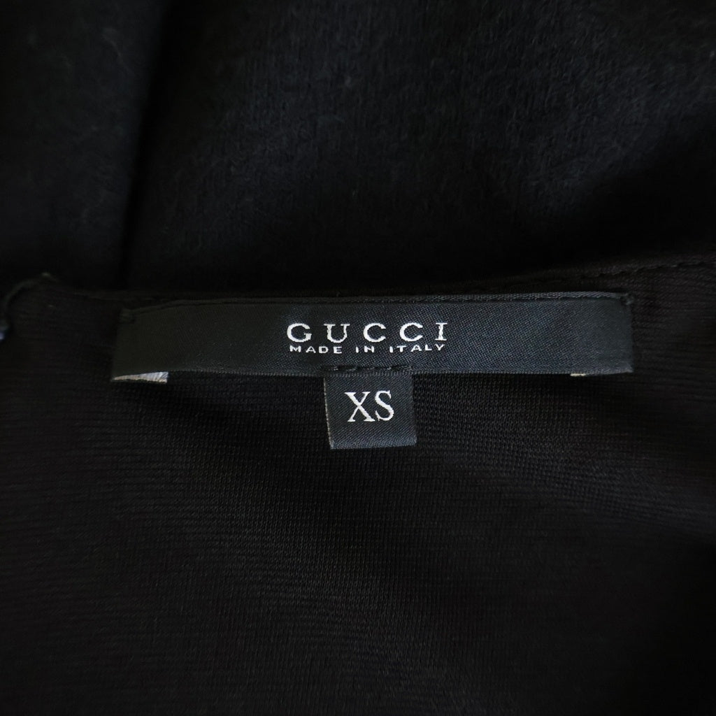 GUCCI(グッチ) Wool Dress 金ボタン ウールドレス ワンピース ブラック 310717 X1219 レディース
