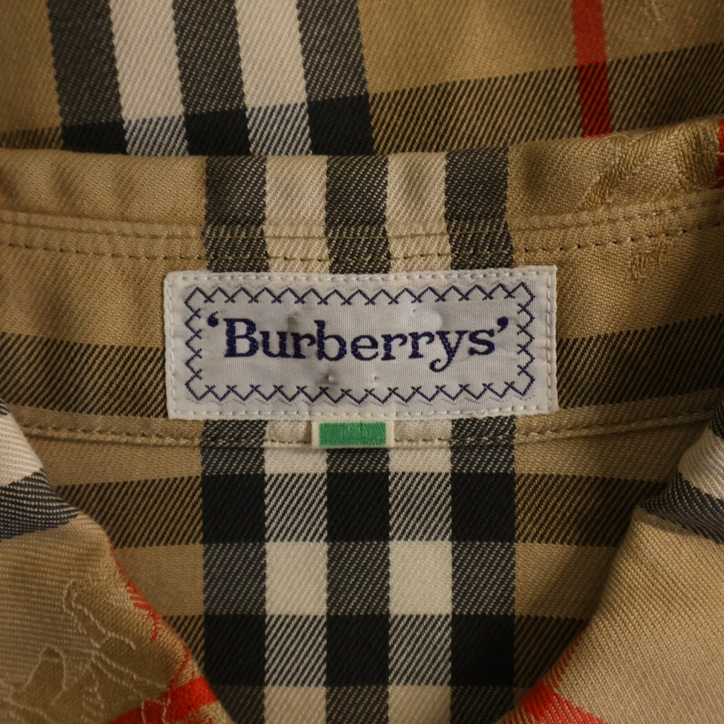 BURBERRYS(バーバリーズ) ノヴァチェック シャドーホース 総柄 長袖シャツ ベージュ レディース