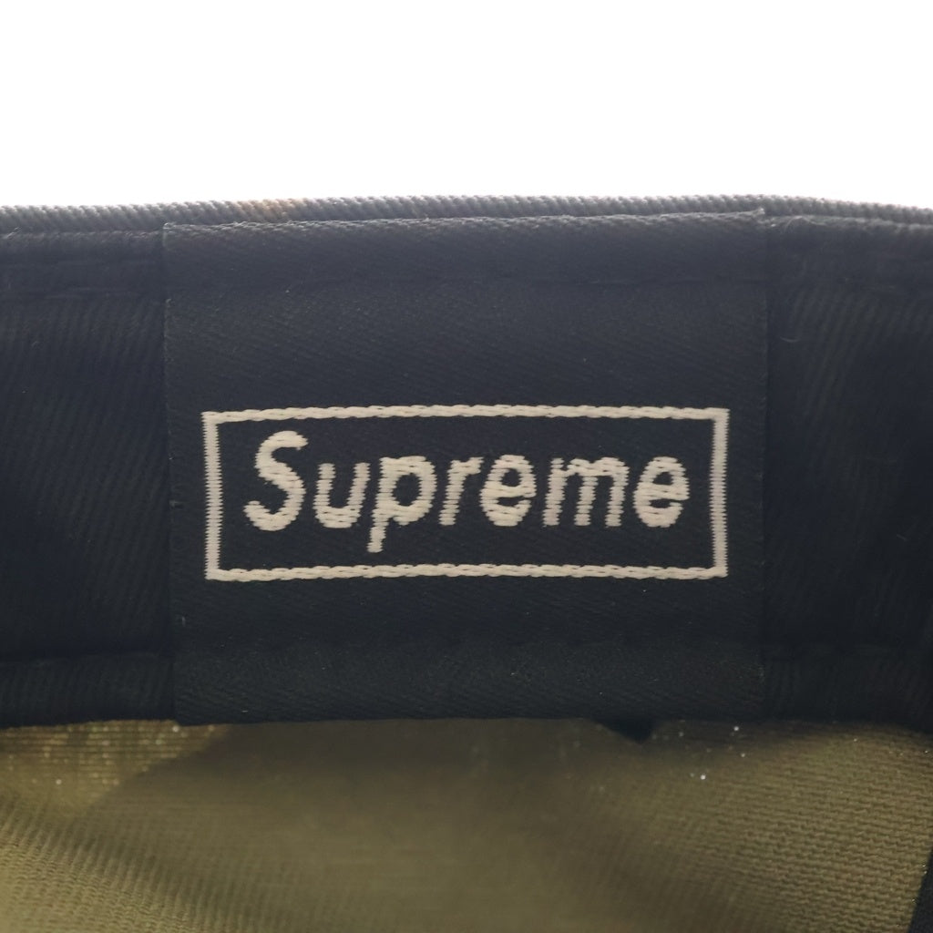 SUPREME(シュプリーム) 25SS ×NEW ERA Bones Box Logo Cap Camo ニューエラ スケルトン ボックスロゴ カモフラ ベースボールキャップ 帽子 カーキ