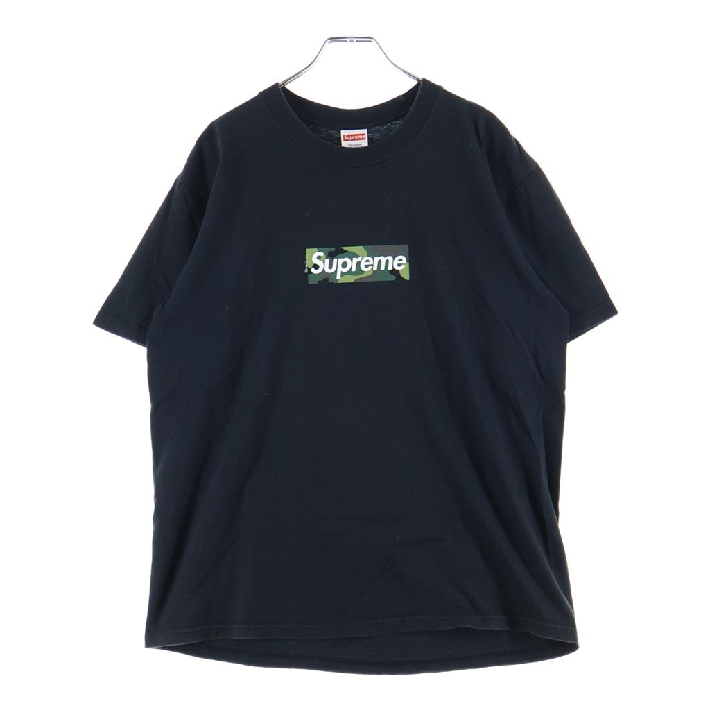 SUPREME(シュプリーム) 23AW Box Logo Tee カモフラ 迷彩 ボックスロゴ 半袖Tシャツ カットソー ブラック