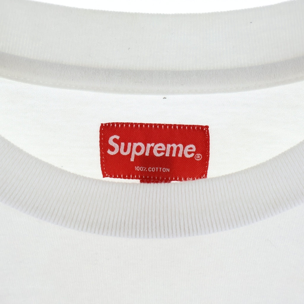 SUPREME(シュプリーム) Small Box Logo L/S Tee スモールボックスロゴ クルーネック 長袖Tシャツ カットソー ホワイト
