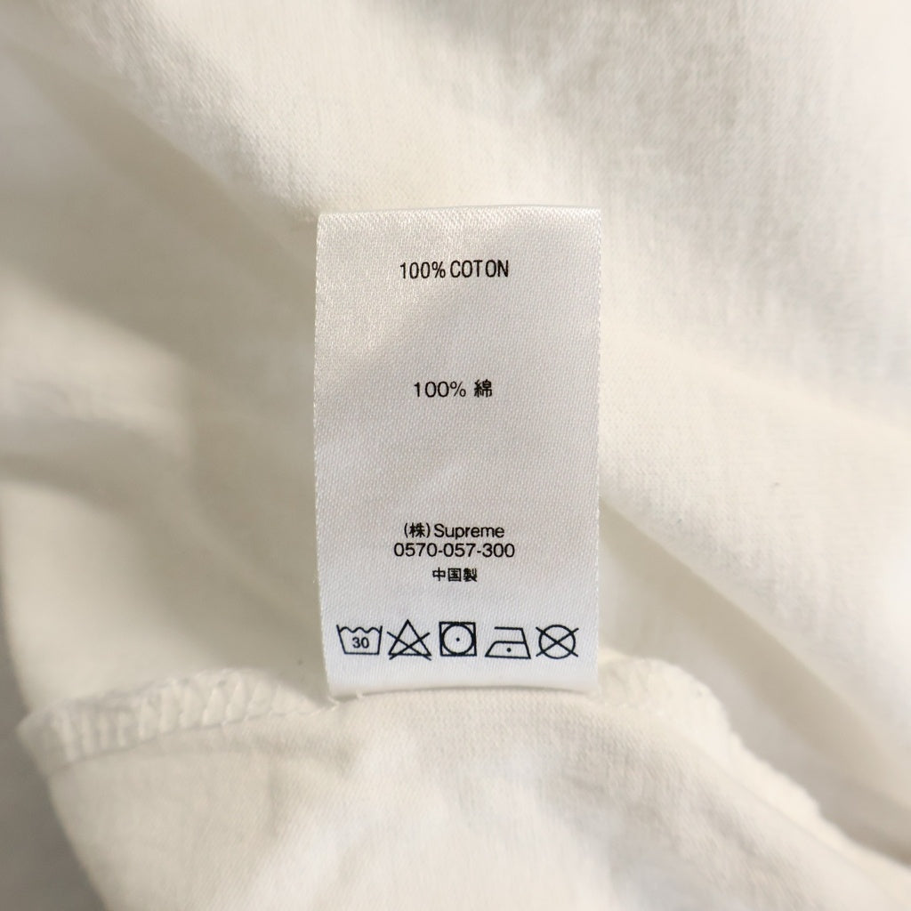 SUPREME(シュプリーム) Small Box Logo L/S Tee スモールボックスロゴ クルーネック 長袖Tシャツ カットソー ホワイト