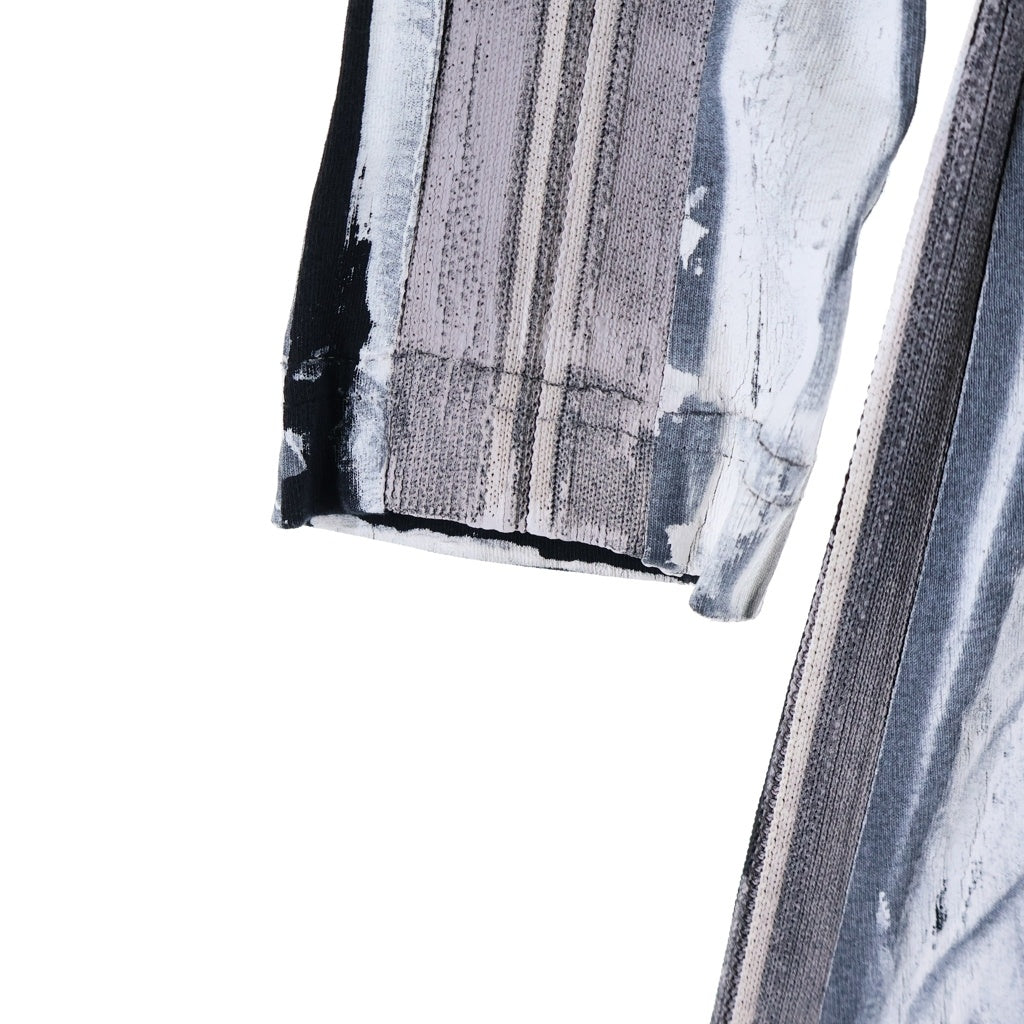 DIESEL(ディーゼル) D-ARAL-JP プリント フーデット ドレス/ワンピース グレー レディース A13449