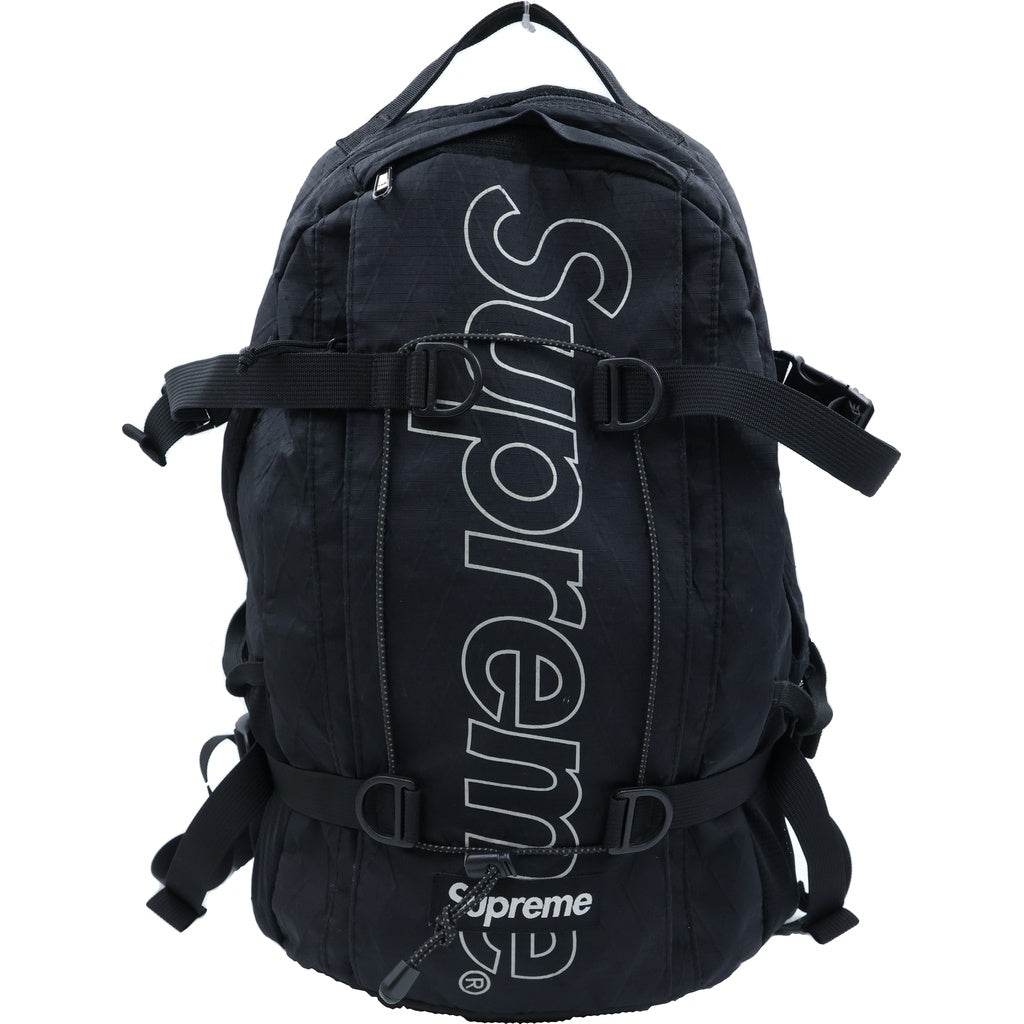 SUPREME(シュプリーム) 18AW Backpack ロゴプリント バックパック リュック ブラック