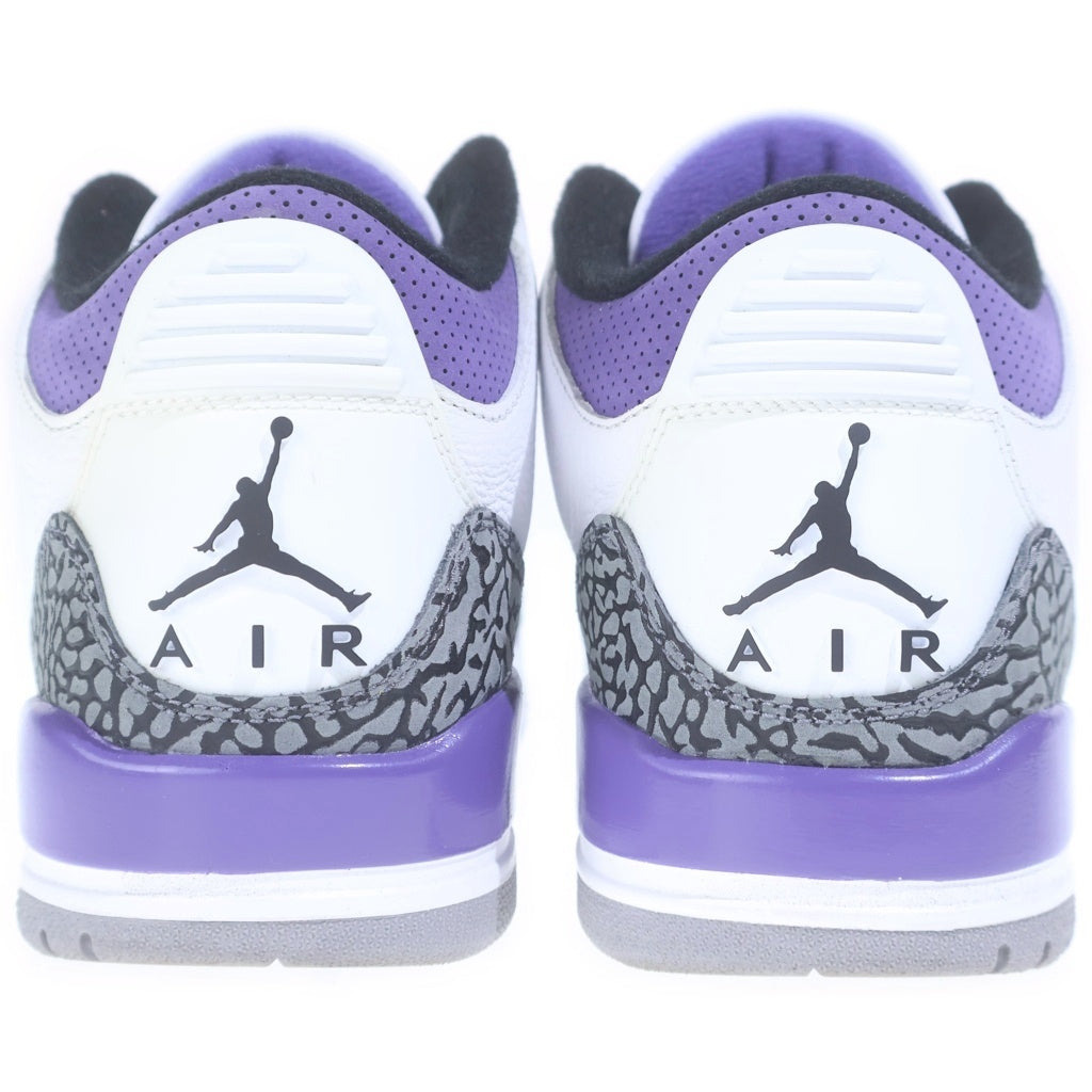 NIKE(ナイキ) AIR JORDAN 3 RETRO DARK IRIS CT8532-105 エアジョーダン3 レトロ ダークアイリス ハイカットスニーカー US8.5/26.5m ホワイト/パープル