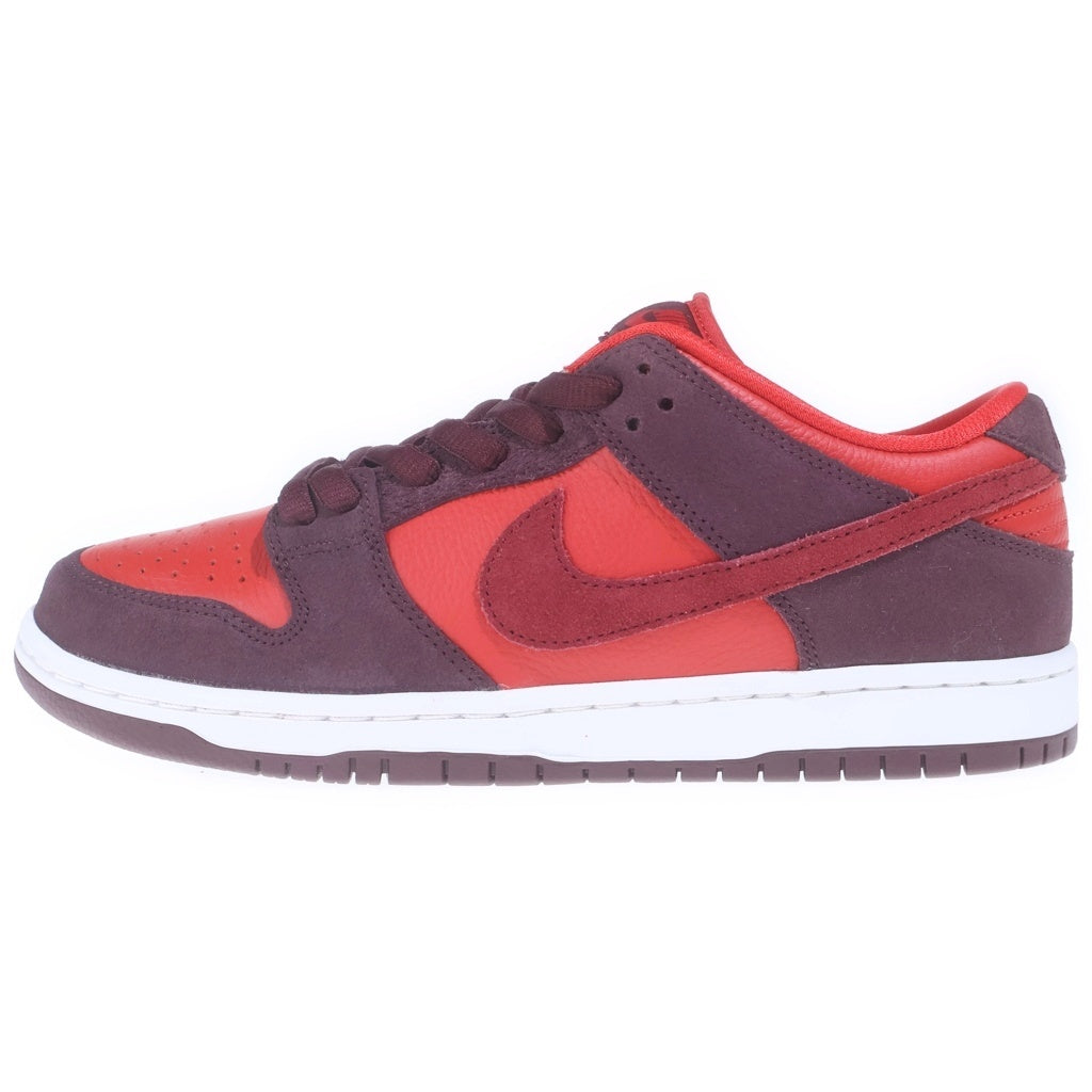 NIKE SB(ナイキエスビー) DUNK LOW CHERRY ダンク ローカットスニーカー レッド/ブラウン US8.5/26.5cm DM0807-600