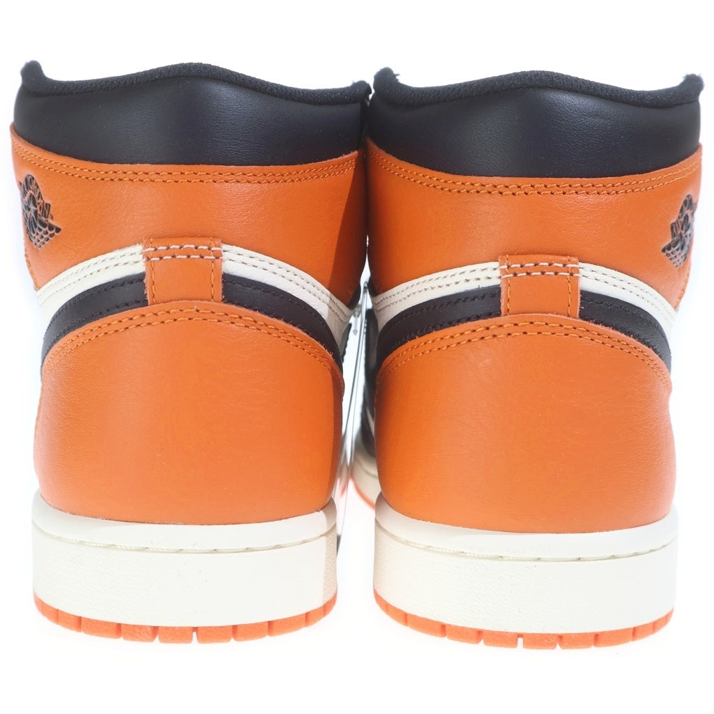 NIKE(ナイキ) AIR JORDAN 1 RETRO HIGH OG SHATTERED BACKBOARD 2025 DZ5485-008 エアジョーダン1 レトロ シャッタードバックボード ハイカットスニーカー オレンジ US8.5/26.5cm