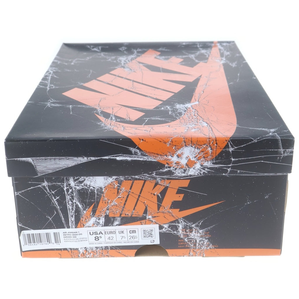 NIKE(ナイキ) AIR JORDAN 1 RETRO HIGH OG SHATTERED BACKBOARD 2025 DZ5485-008 エアジョーダン1 レトロ シャッタードバックボード ハイカットスニーカー オレンジ US8.5/26.5cm