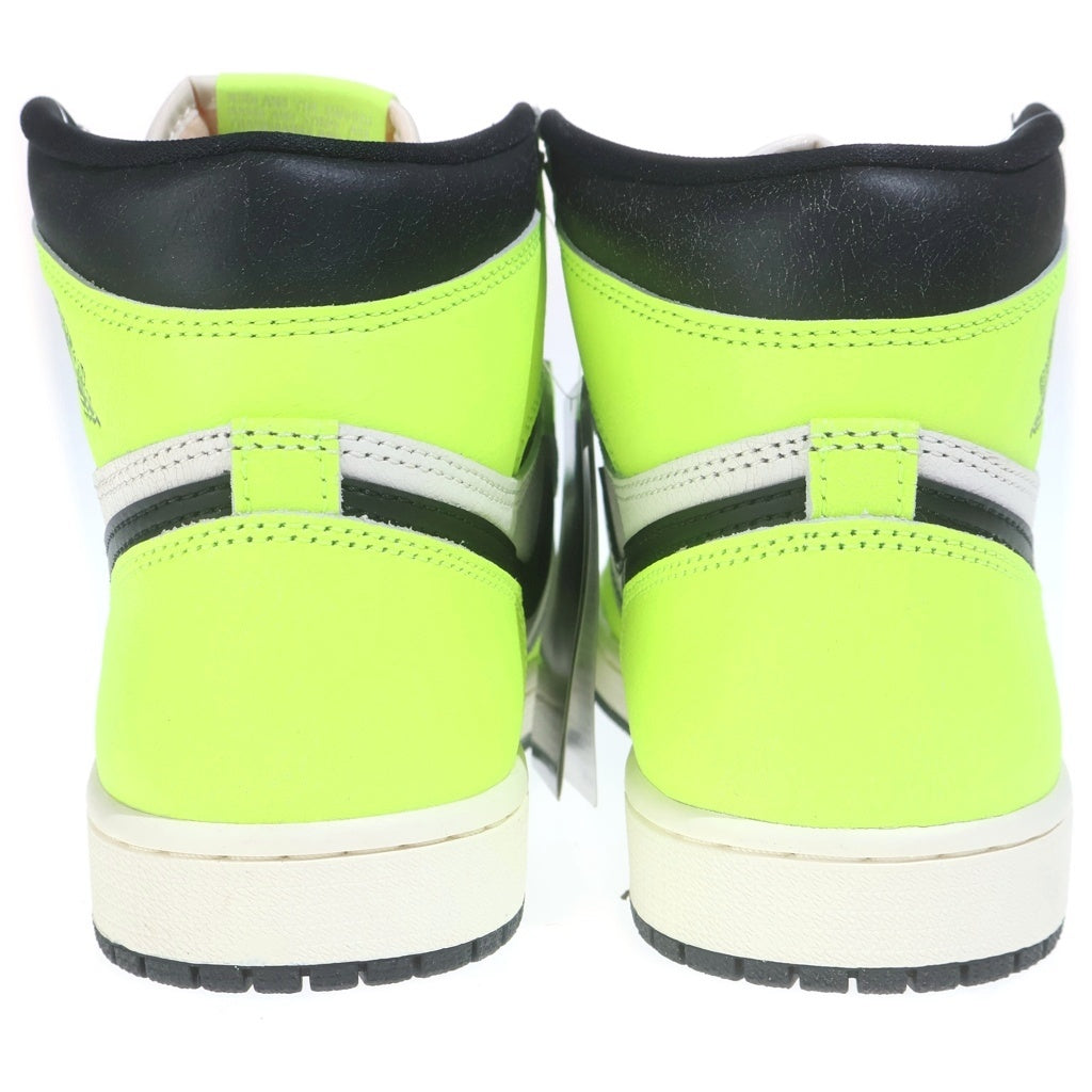 NIKE(ナイキ) AIR JORDAN 1 RETRO HIGH OG VOLT VISIONAIRE 555088-702 エアジョーダン1 レトロ ボルト ヴィジョネア ハイカットスニーカー イエロー/ホワイト US8.5/26.5cm
