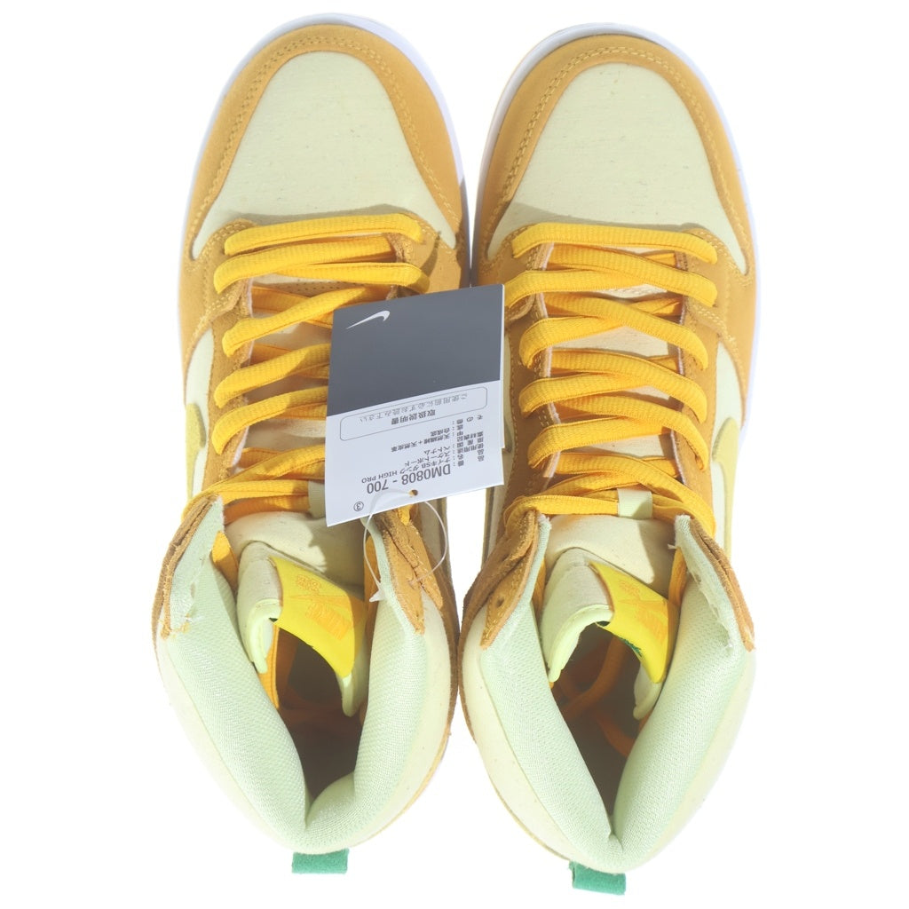 NIKE SB(ナイキエスビー) DUNK HIGH PRO DM0808-700 ダンク ハイカットスニーカーイエロー US8.5/26.5cm