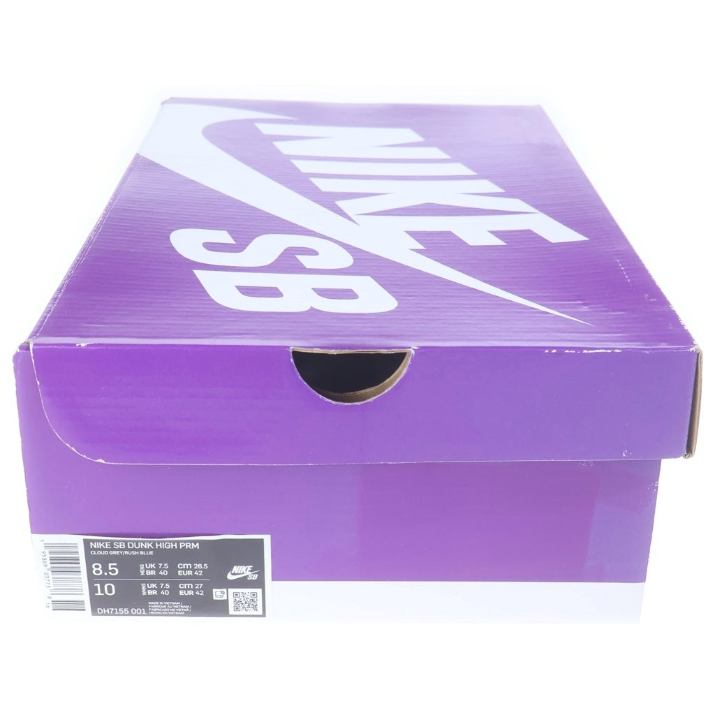 NIKE SB(ナイキエスビー) DUNK HIGH RUSH BLUE AND TEAM ORANGE NEW YORK METS DH7150-001 ニューヨークメッツ ハイカットスニーカー グレー US8.5/26.5cm