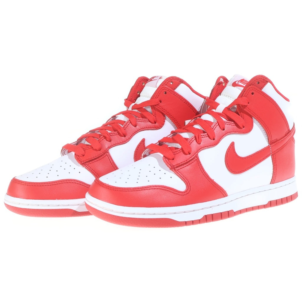 NIKE(ナイキ) DUNK HI RETRO Championship ダンク チャンピオンシップ ハイカットスニーカー ホワイト/レッド US8.5/26.5cm DD1399-106