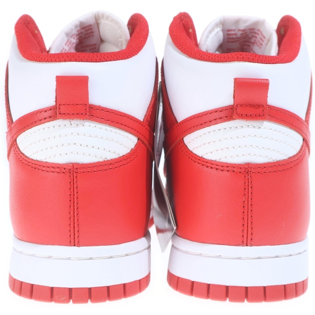 NIKE(ナイキ) DUNK HI RETRO Championship ダンク チャンピオンシップ ハイカットスニーカー ホワイト/レッド US8.5/26.5cm DD1399-106
