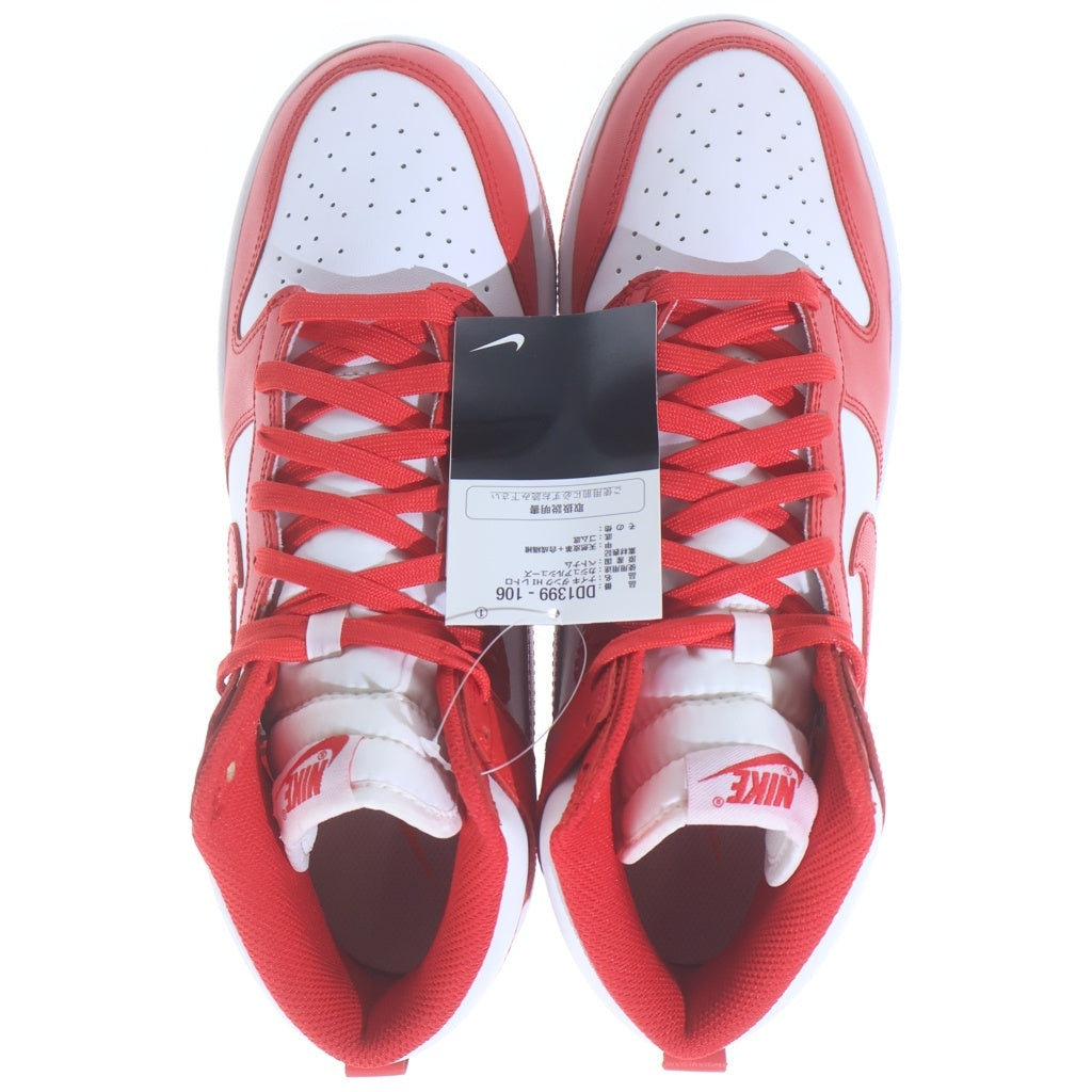 NIKE(ナイキ) DUNK HI RETRO Championship ダンク チャンピオンシップ ハイカットスニーカー ホワイト/レッド US8.5/26.5cm DD1399-106