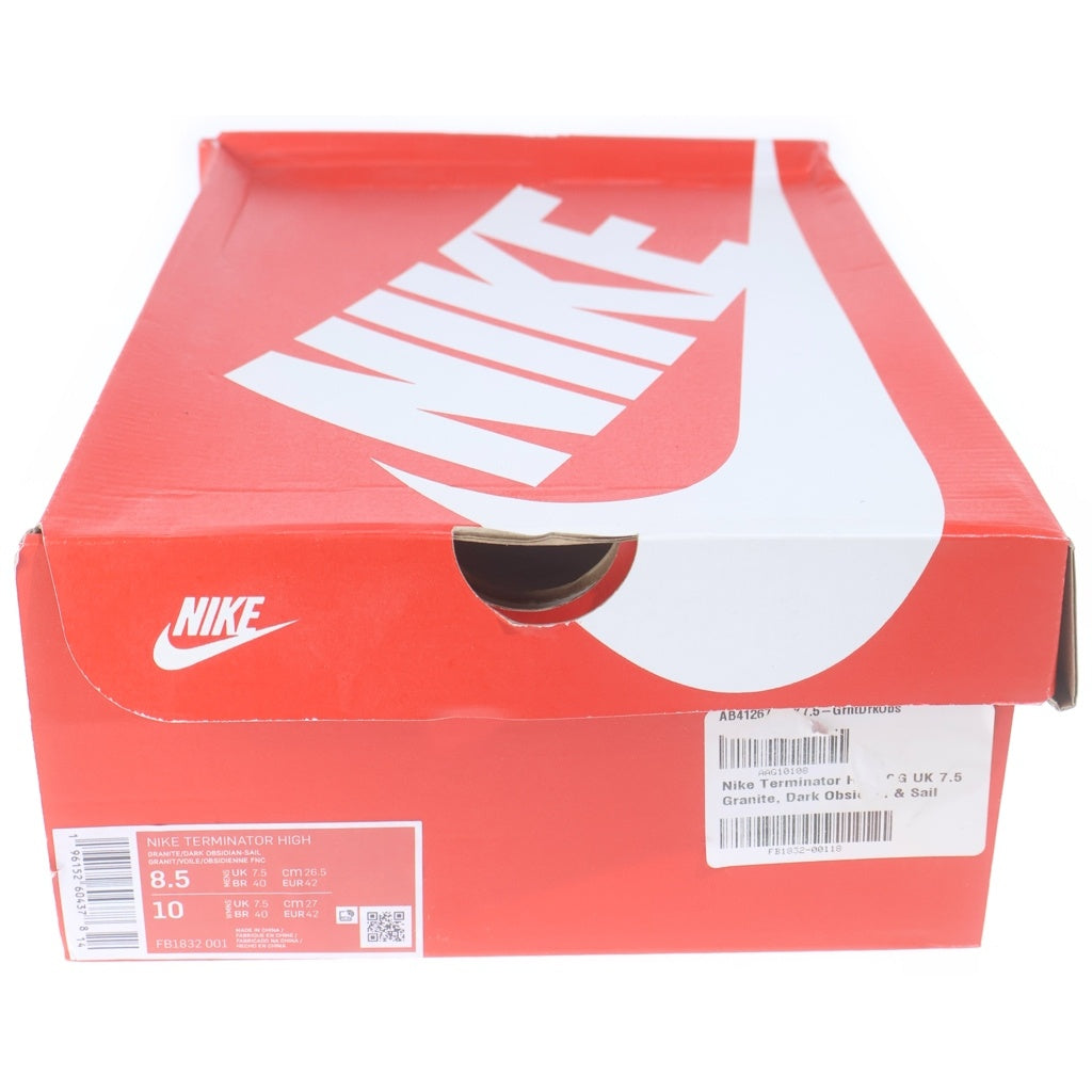 NIKE(ナイキ) WMNS TERMINATOR HIGH GEORGETOWN ウィメンズ ターミネーター ジョージタウン ハイカットスニーカー グレー US8.5/26.5cm FB1832-001