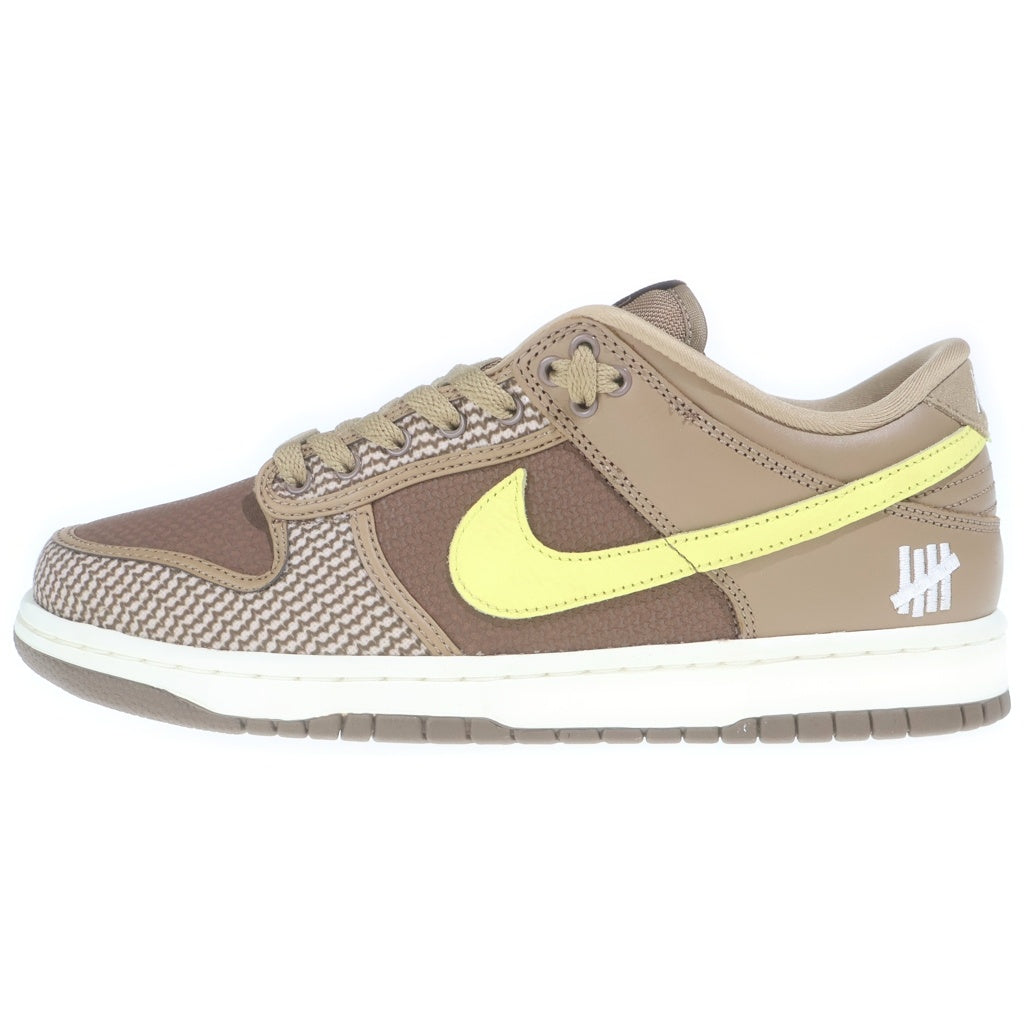 NIKE(ナイキ) ×UNDEFEATED DUNK LOW SP アンディフィーテッド ダンク ローカットスニーカー ブラウン US8.5/26.5cm DH3061-200