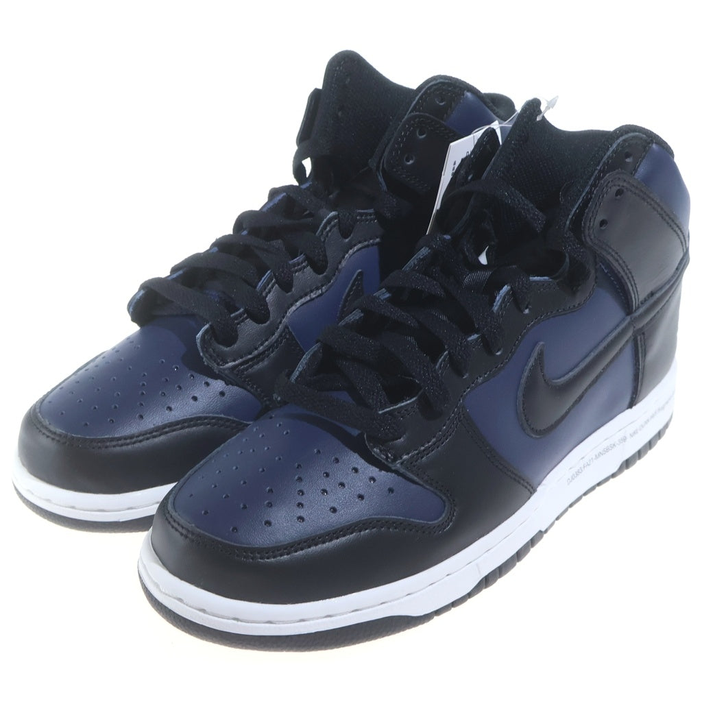 NIKE(ナイキ) ×FRAGMENT DESIGN DUNK HIGH TOKYO DJ0383-400 フラグメントデザイン ダンク 東京 ハイカットスニーカー ブラック/ネイビー US8.5/26.5cm