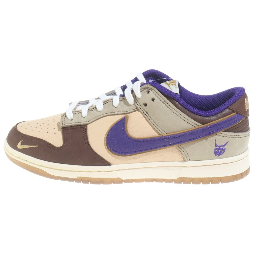 NIKE(ナイキ) DUNK LOW SETSUBUN DQ5009-268 ダンク 節分 ローカットスニーカー ベージュ/パープル US8.5/26.5cm