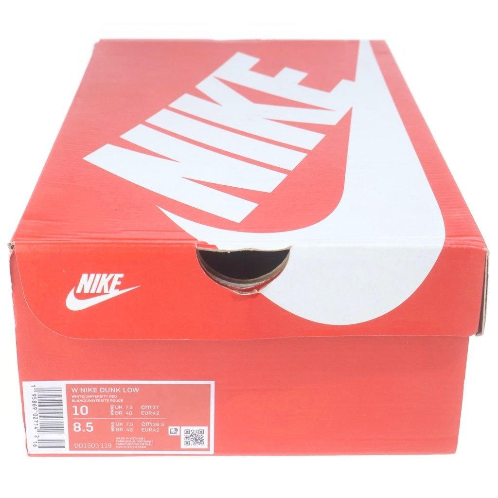 NIKE(ナイキ) WMNS DUNK LOW USA DD1503-119 ウィメンズ ダンク ローカットスニーカー ホワイト/ブルー/レッド US10/27cm