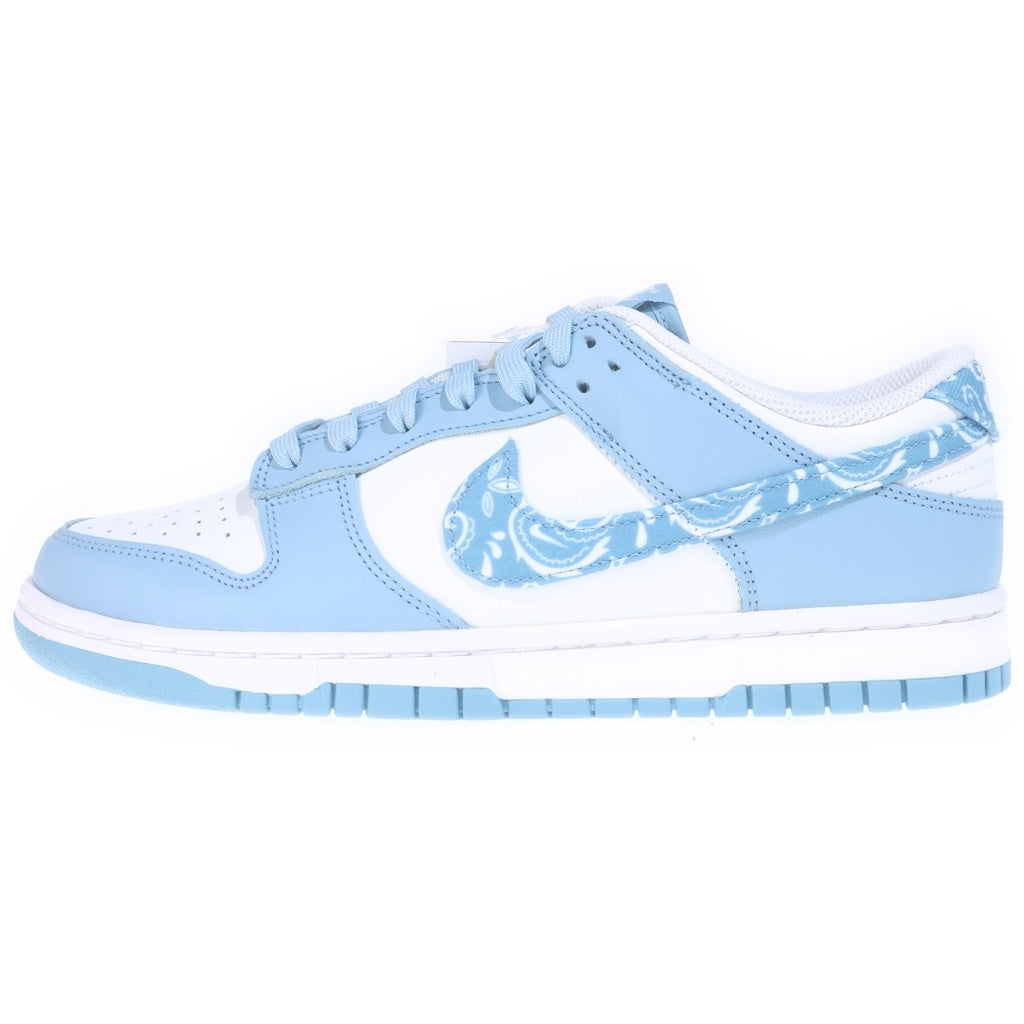 NIKE(ナイキ) WMNS DUNK LOW ESS BLUE PAISLEY DH4401-101 ウィメンズ ダンク ブルーペイズリー ローカットスニーカー ホワイト/ブルー US10/27cm