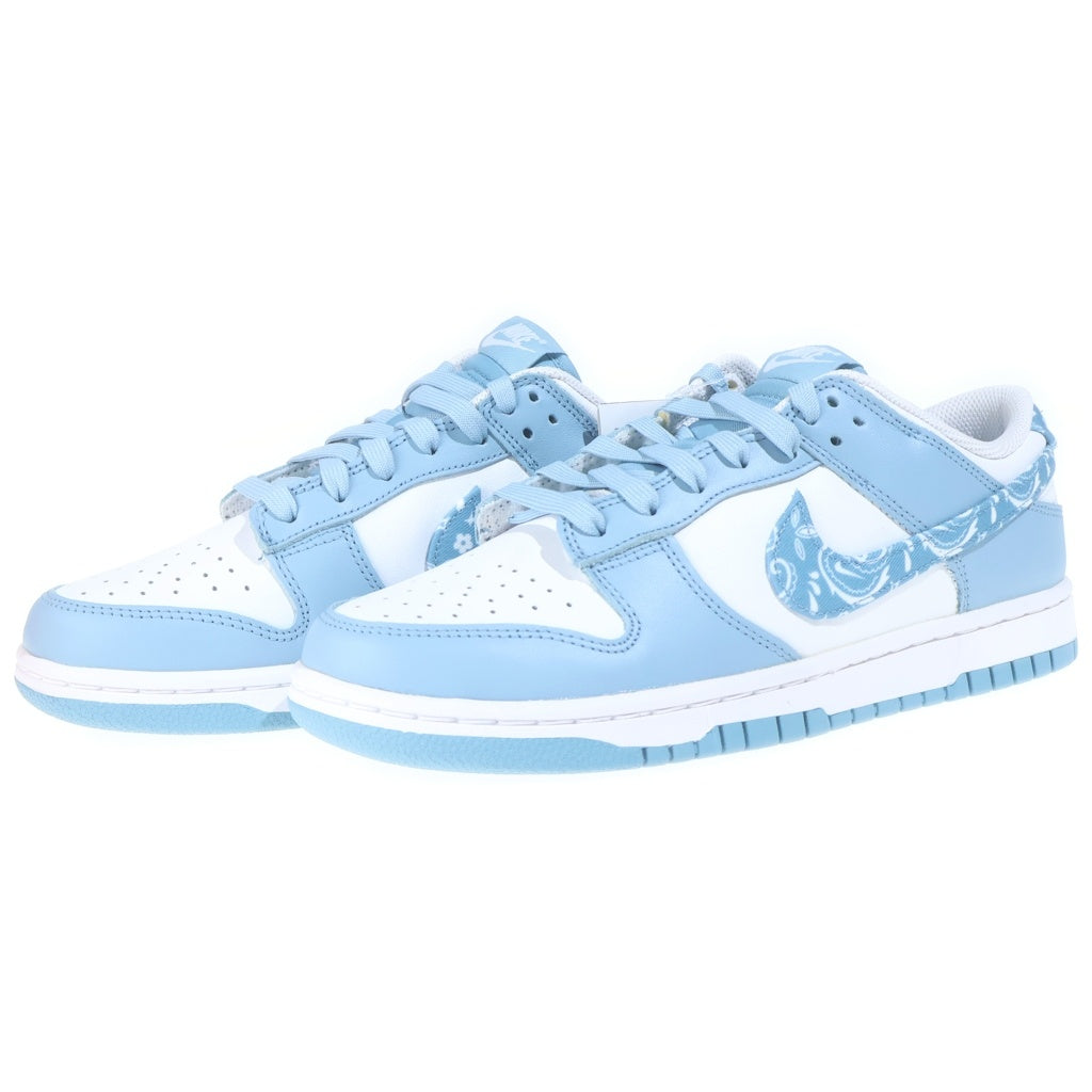 NIKE(ナイキ) WMNS DUNK LOW ESS BLUE PAISLEY DH4401-101 ウィメンズ ダンク ブルーペイズリー ローカットスニーカー ホワイト/ブルー US10/27cm