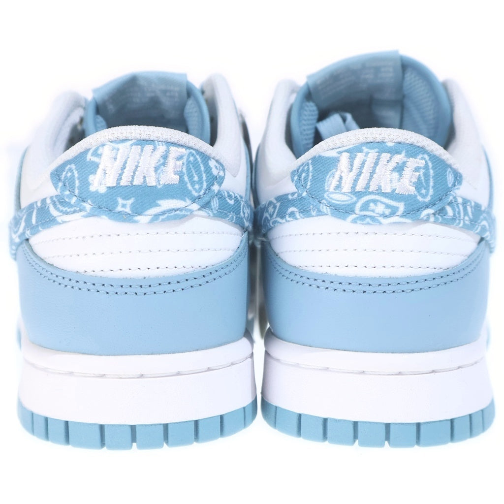 NIKE(ナイキ) WMNS DUNK LOW ESS BLUE PAISLEY DH4401-101 ウィメンズ ダンク ブルーペイズリー ローカットスニーカー ホワイト/ブルー US10/27cm