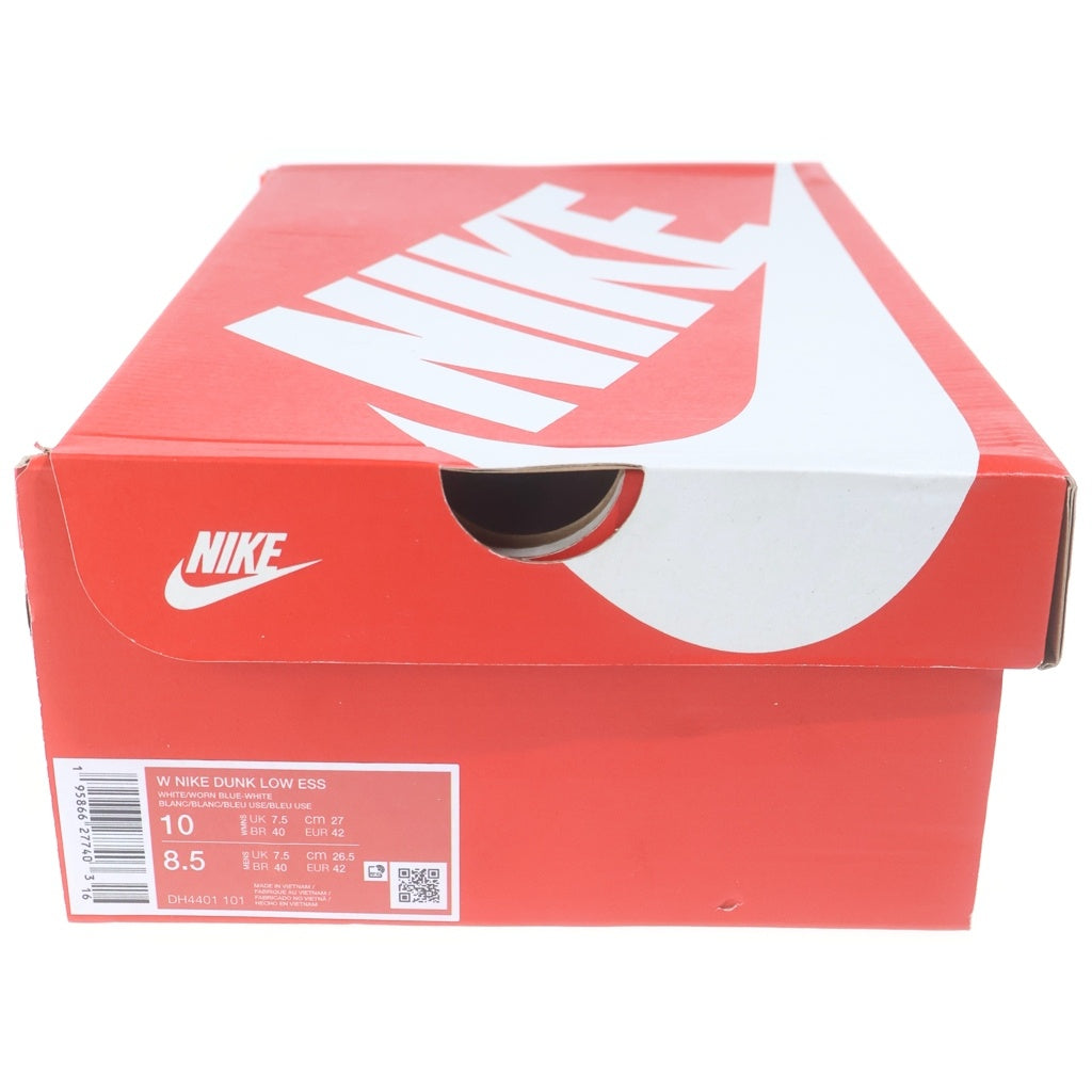NIKE(ナイキ) WMNS DUNK LOW ESS BLUE PAISLEY DH4401-101 ウィメンズ ダンク ブルーペイズリー ローカットスニーカー ホワイト/ブルー US10/27cm
