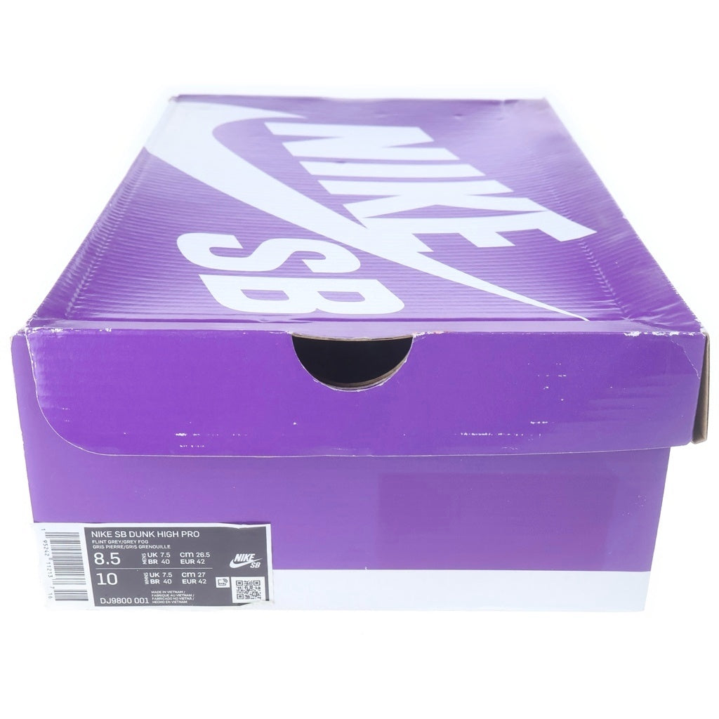 NIKE SB(ナイキエスビー) DUNK HIGH PRO MEDIUM GREY DJ9800-001 ダンク プロ ハイカットスニーカー グレー US8.5/26.5cm