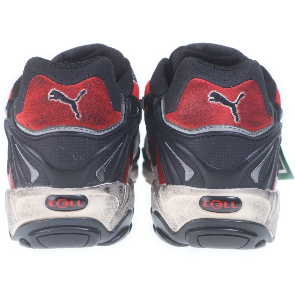 PUMA(プーマ) ×A$AP ROCKY INHALE DISTR 402453-01 エイサップロッキー インヘイル ディストレスト ローカットスニーカー レッド/ブラック US9/27cm