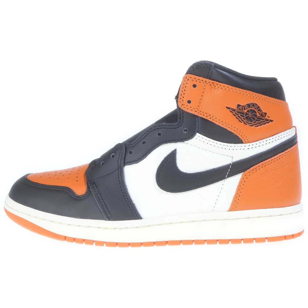 NIKE(ナイキ) AIR JORDAN 1 RETRO HIGH OG SHATTERED BACKBOARD DZ5485-008 エアジョーダン1 レトロ ハイカットスニーカー オレンジ/ブラック US8.5/26.5cm