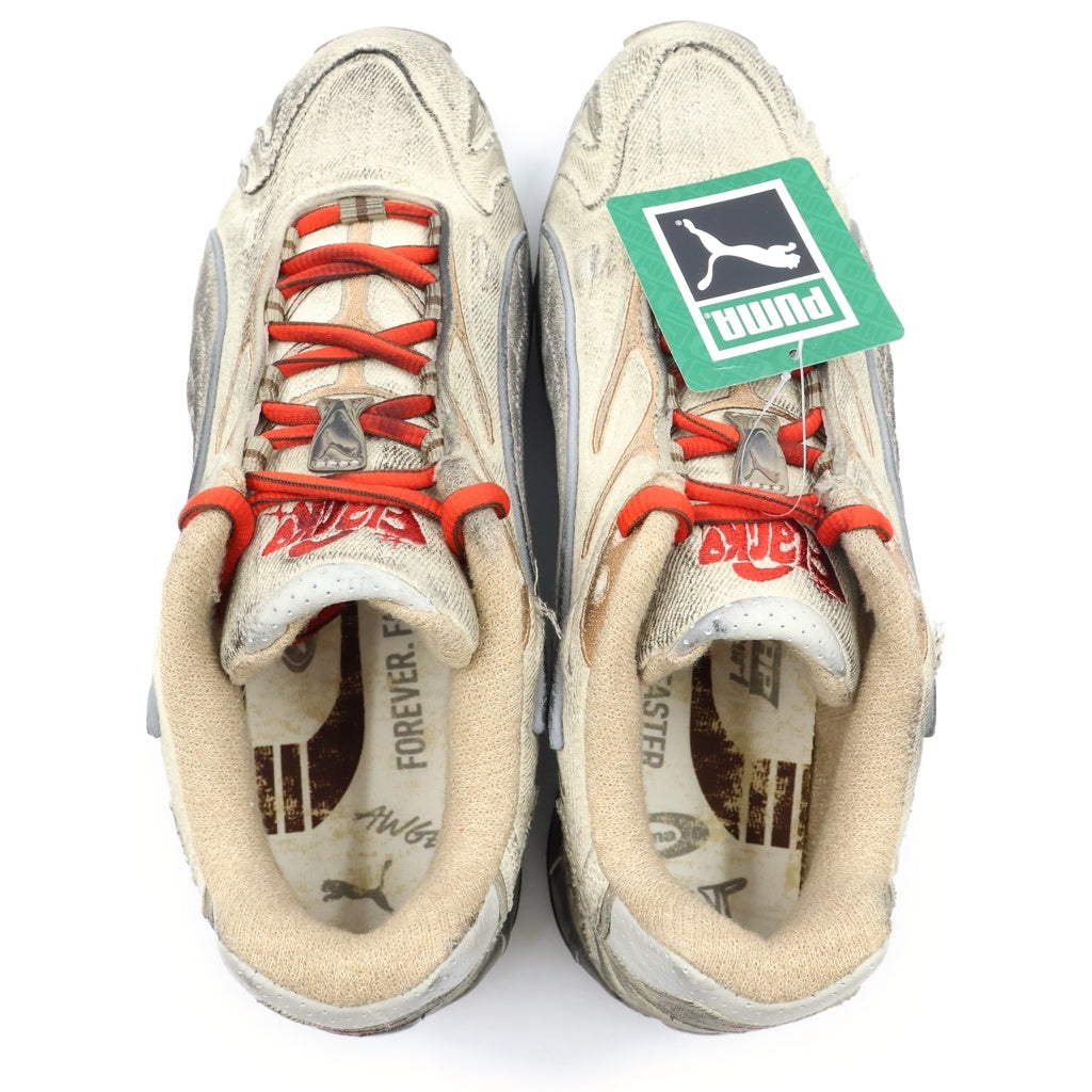 PUMA(プーマ) ×A$AP Rocky INHALE DISTRESSED TAN BRONZE RED 401624-01 ローカットスニーカー US8/27cm