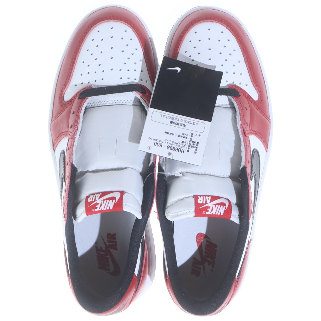 NIKE(ナイキ) AIR JORDAN 1 RETRO LOW OG CHICAGO HQ6998-600 エアジョーダン1 レトロ シカゴ ローカットスニーカー ホワイト/レッド US9/27cm