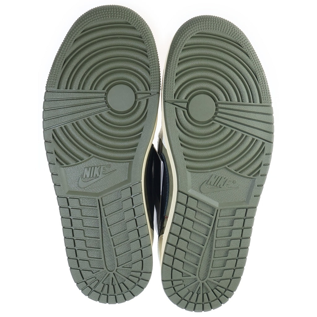 NIKE(ナイキ) ×TRAVIS SCOTT AIR JORDAN1 LOW OG SP トラヴィススコット エアジョーダン1 ローカットスニーカー カーキ US8.5/26.5cm DM7866-200