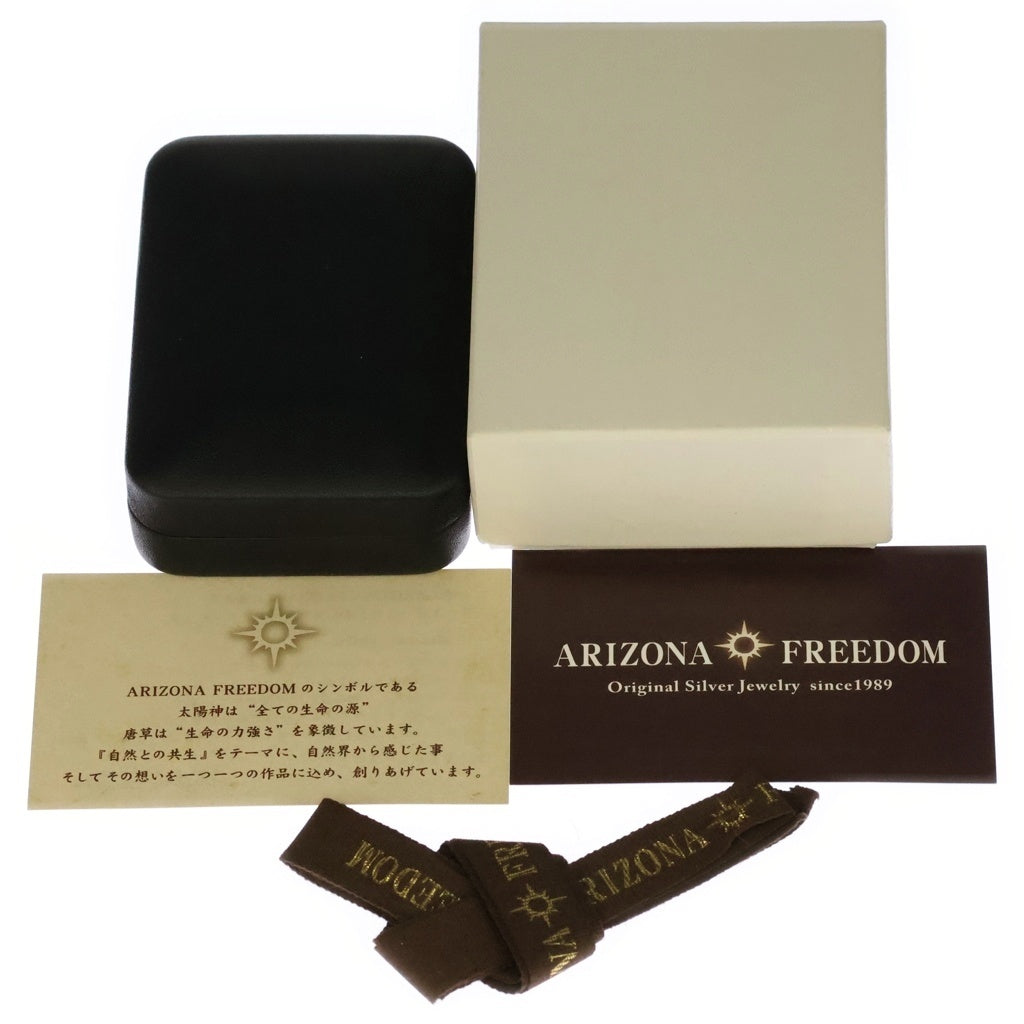 ARIZONA FREEDOM(アリゾナフリーダム) 大太陽神 K18 雫型シルバーペンダントトップ シルバー/ゴールド T-39