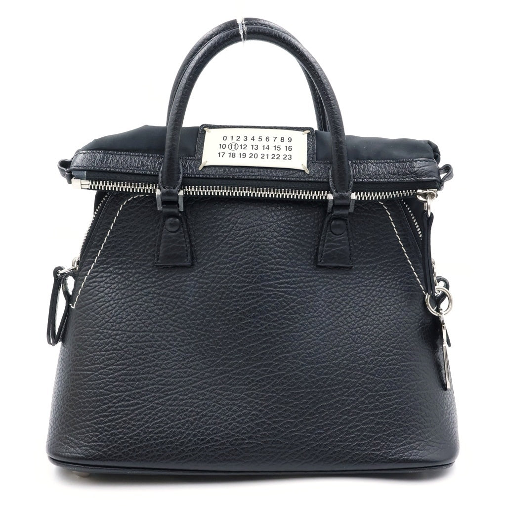 Maison Margiela(メゾンマルジェラ) 5AC MINI ミニ 2WAY ショルダー ハンドバッグ ブラック S56WG0082 P0396 レディース
