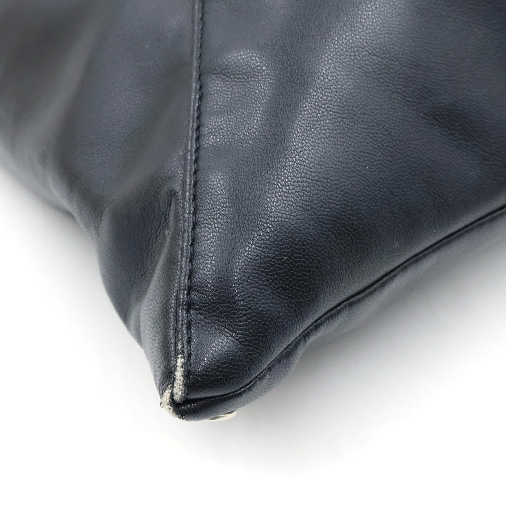 MM6 Maison Margiela(エムエムシックスメゾンマルジェラ) JAPANESE BAG ジャパニーズバッグ トートバッグ ハンドバッグ ブラック フェイクレザー S54WD0043P2260