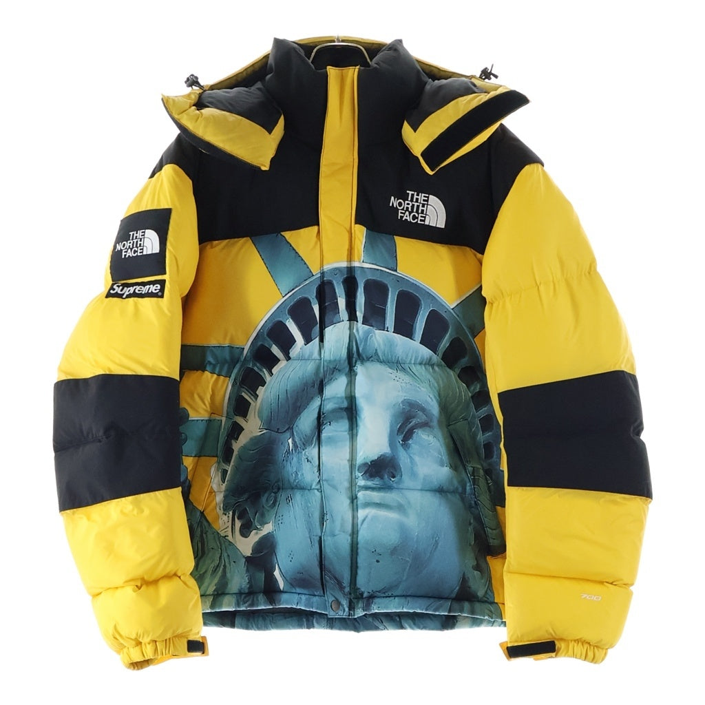 SUPREME(シュプリーム) 19AW ×THE NORTH FACE Statue of Liberty Baltoro Jacket ザ ノースフェイス スタチューオブリバティー 自由の女神 バルトロ ダウンジャケット イエロー ND91901I