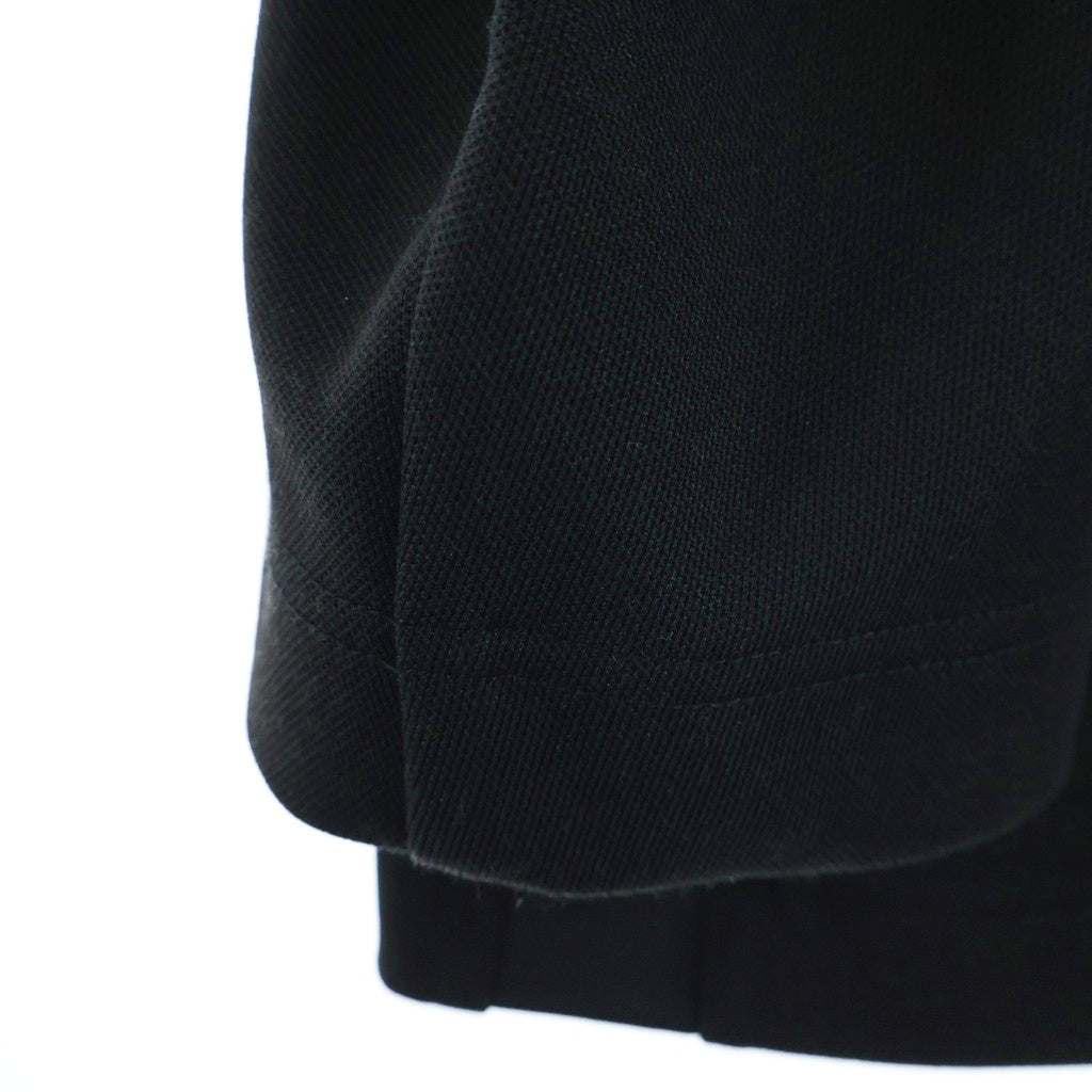 Maison Martin Margiela(メゾンマルタンマルジェラ) 19SS コットンスキューバブレザー 2B シングルテーラードジャケット ブラック S50BN0387 S23168