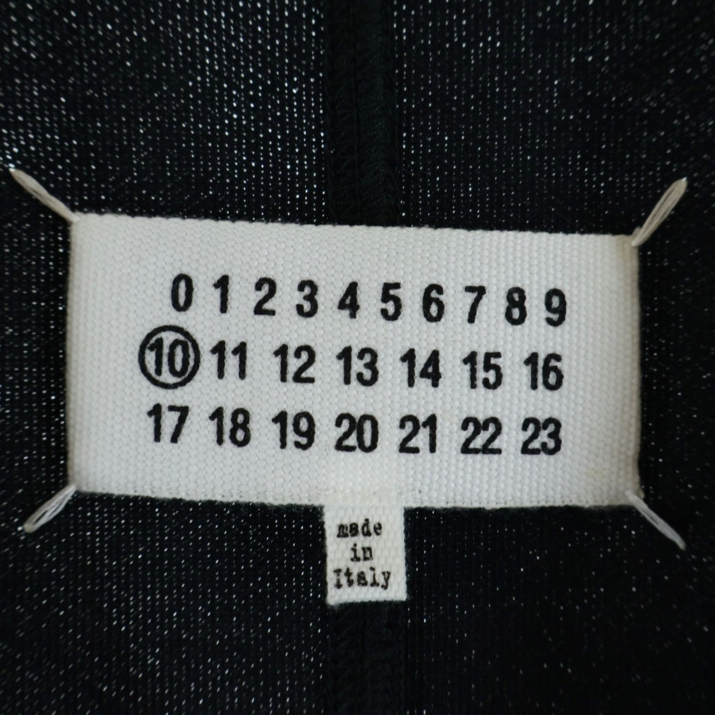 Maison Martin Margiela(メゾンマルタンマルジェラ) 19SS コットンスキューバブレザー 2B シングルテーラードジャケット ブラック S50BN0387 S23168