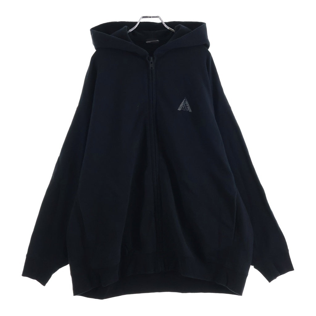 LAD MUSICIAN(ラッドミュージシャン) 19AW SUPER BIG ZIP UP PARKA スーパービッグ ジップアップ スウェットパーカー ブラック 2119-604