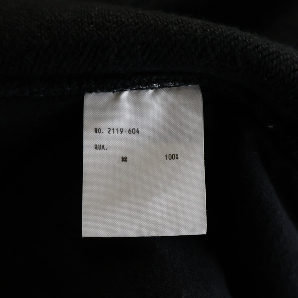 LAD MUSICIAN(ラッドミュージシャン) 19AW SUPER BIG ZIP UP PARKA スーパービッグ ジップアップ スウェットパーカー ブラック 2119-604