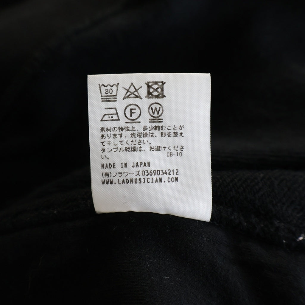 LAD MUSICIAN(ラッドミュージシャン) 19AW SUPER BIG ZIP UP PARKA スーパービッグ ジップアップ スウェットパーカー ブラック 2119-604