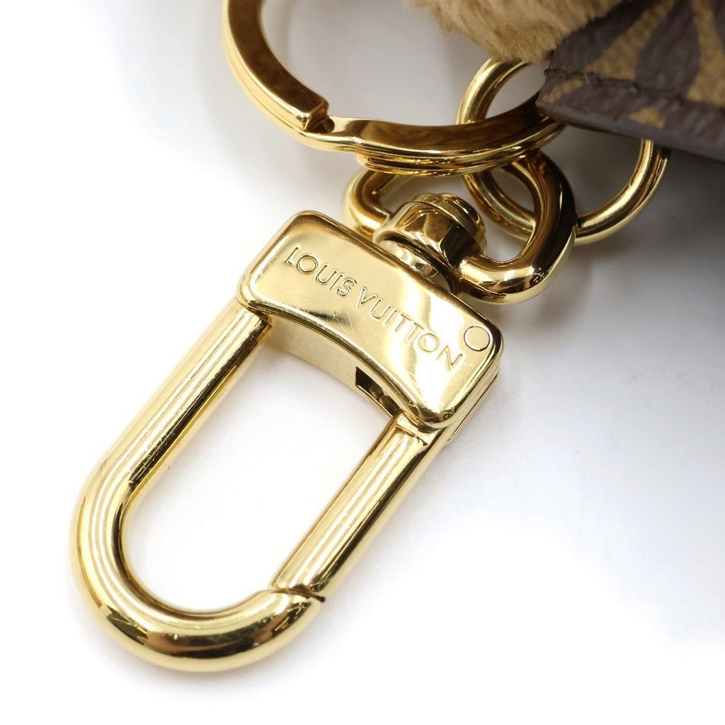 LOUIS VUITTON(ルイヴィトン) モノグラム バッグチャーム LV キュート ブラウン M01561 レディース
